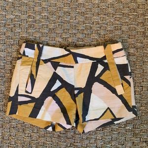 J. Crew Printed Shorts Size 00 Great Condition!